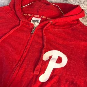 Philadelphia Phillies baseball zip up long sleeve